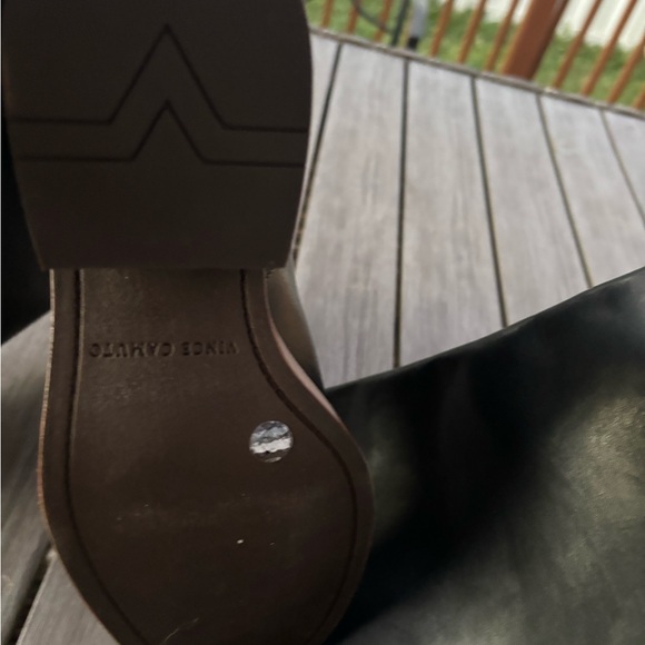 Vince Camuto Black Knee-High Leather Boots - Picture 4 of 4